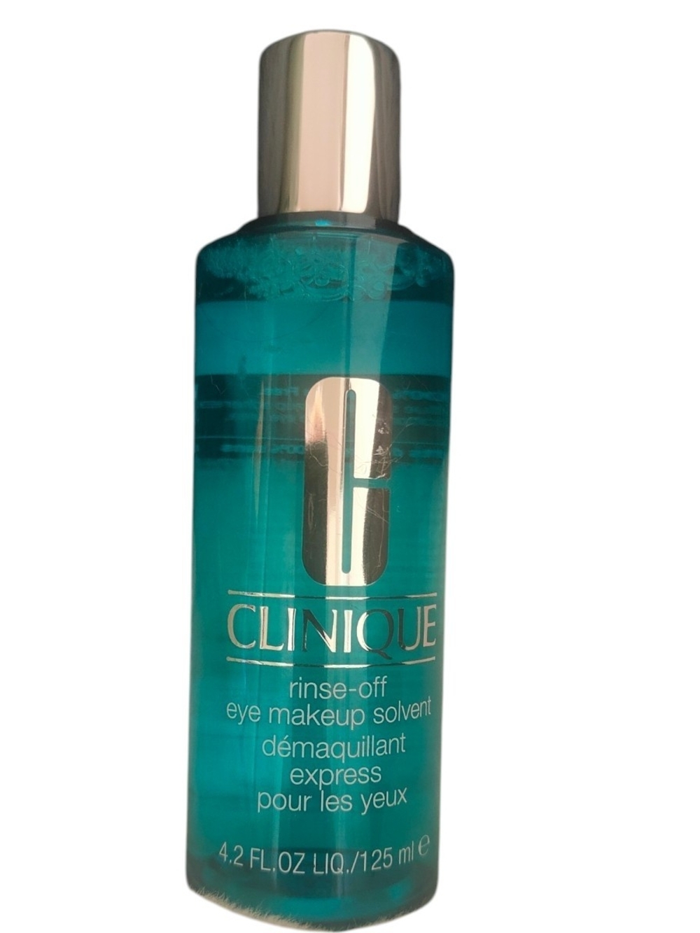 Clinique Teal Eye Makeup Remover Bottle